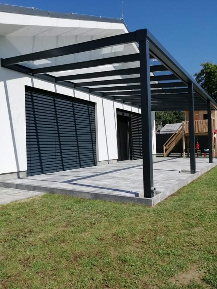 Hliníková pergola AL-S – realizace